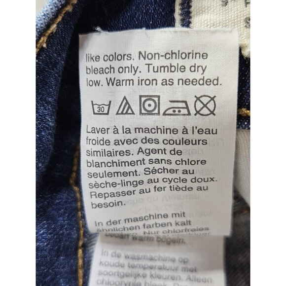 Madewell Jeans Womens 27 Blue High-Rise Skinny Raw Hem Stretch Denim - Picture 9 of 14